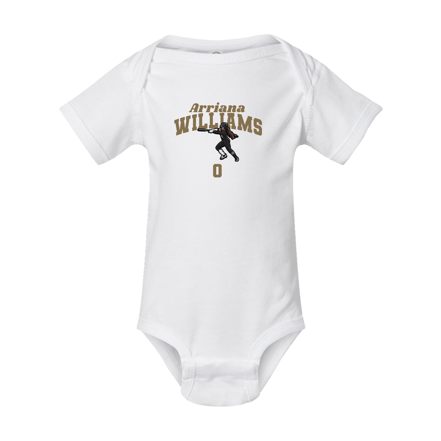 Baby Onesie — Signature Arch in White