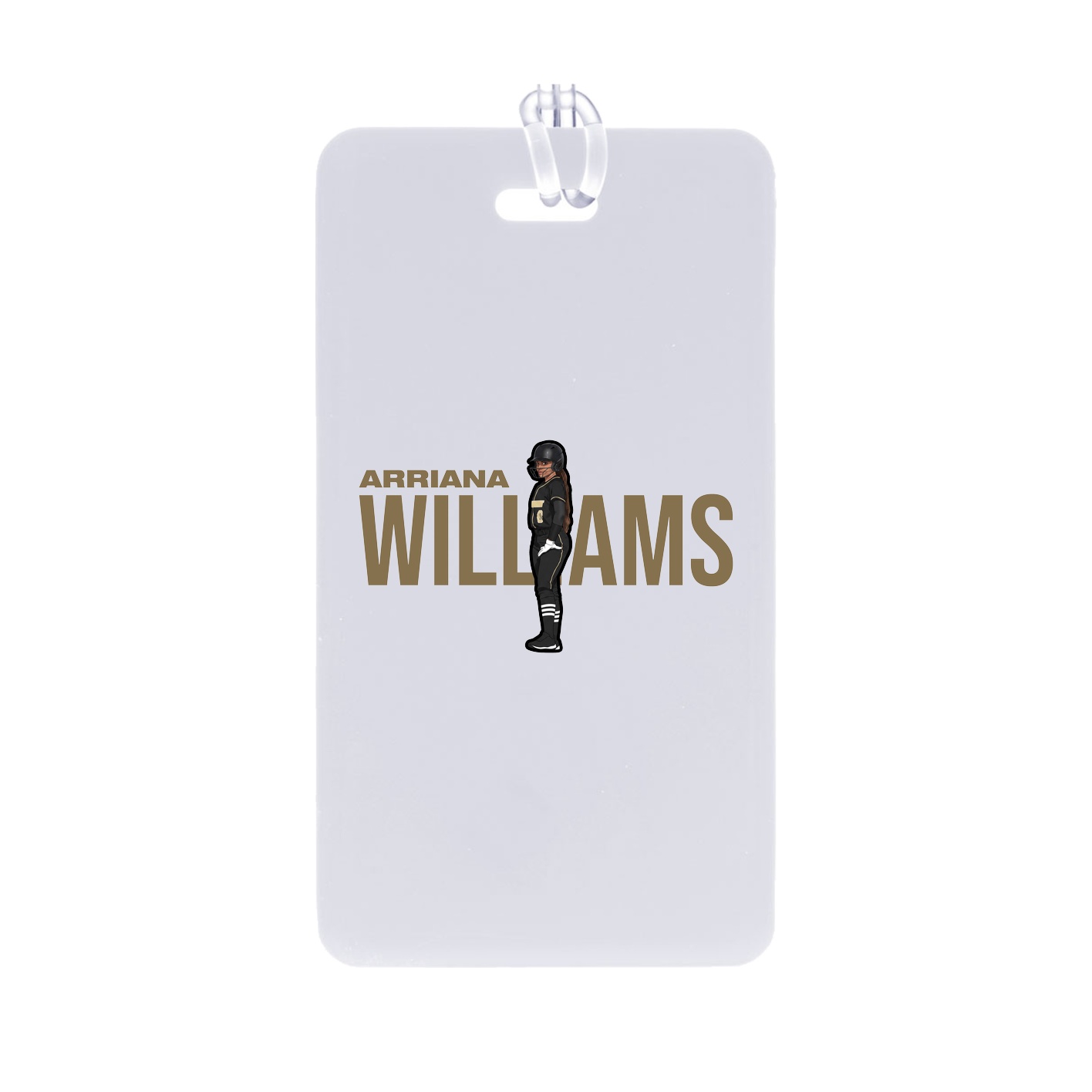 Bag Tag — Player Name in Classic
