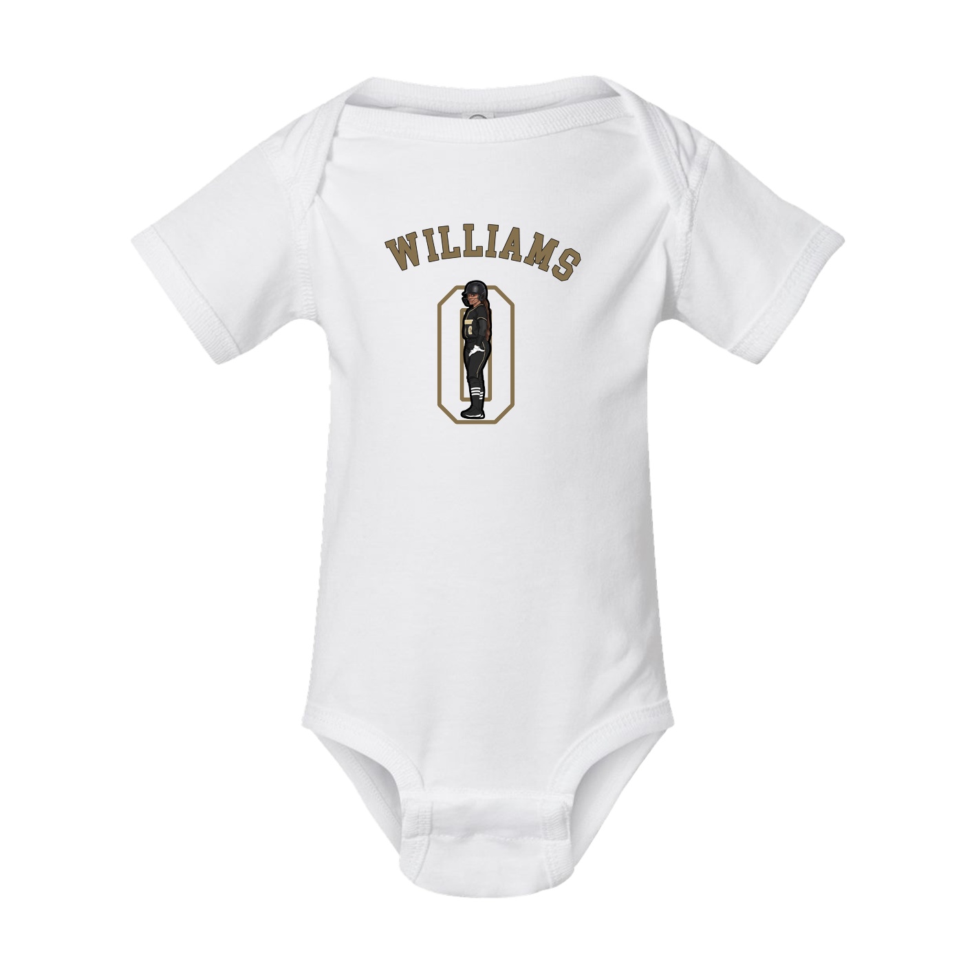 Baby Onesie — Shirsey Arch in White