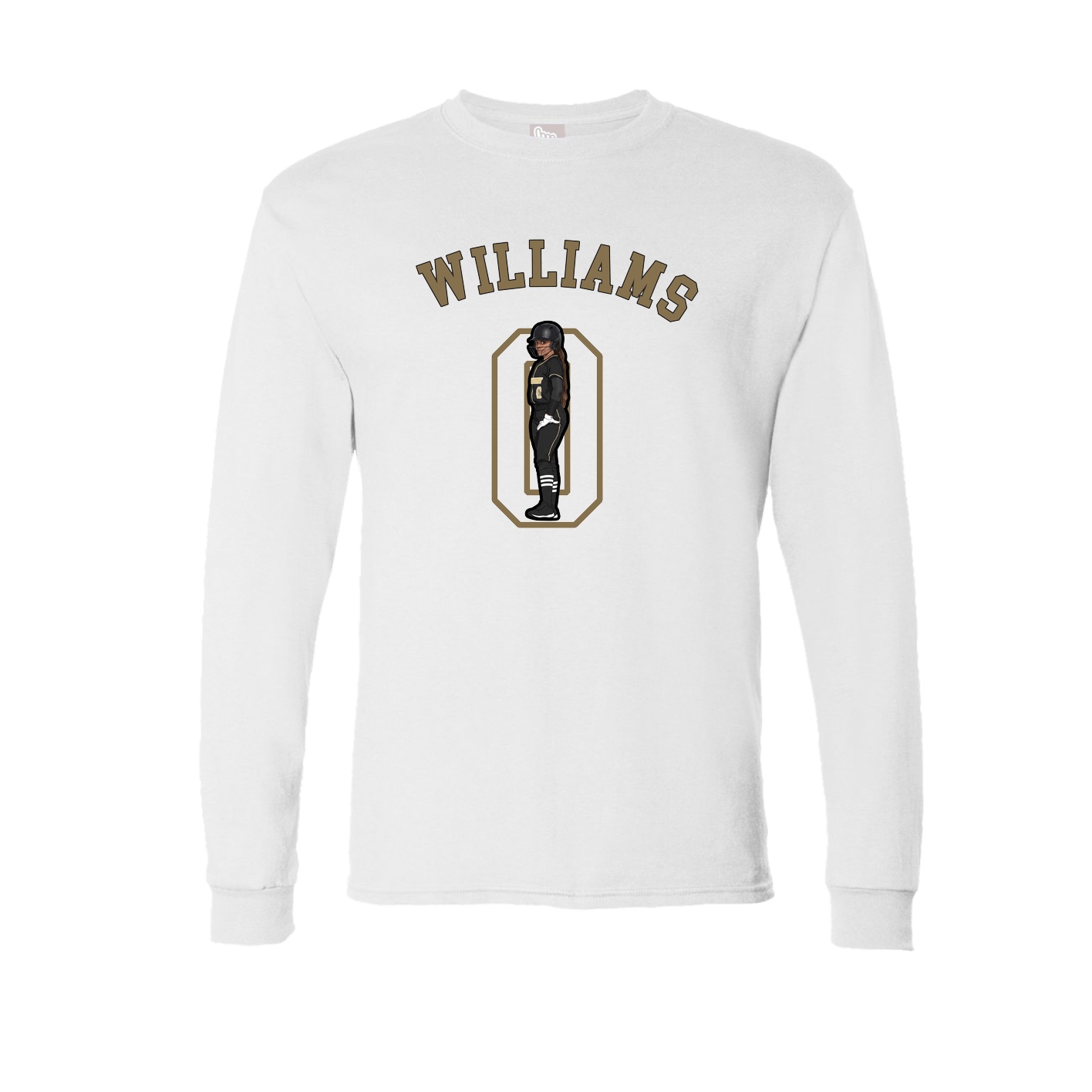 Long Sleeve Tee — Shirsey Arch in White