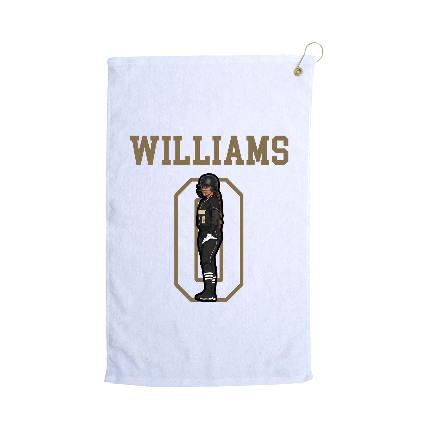 Golf Towel — Shirsey in White