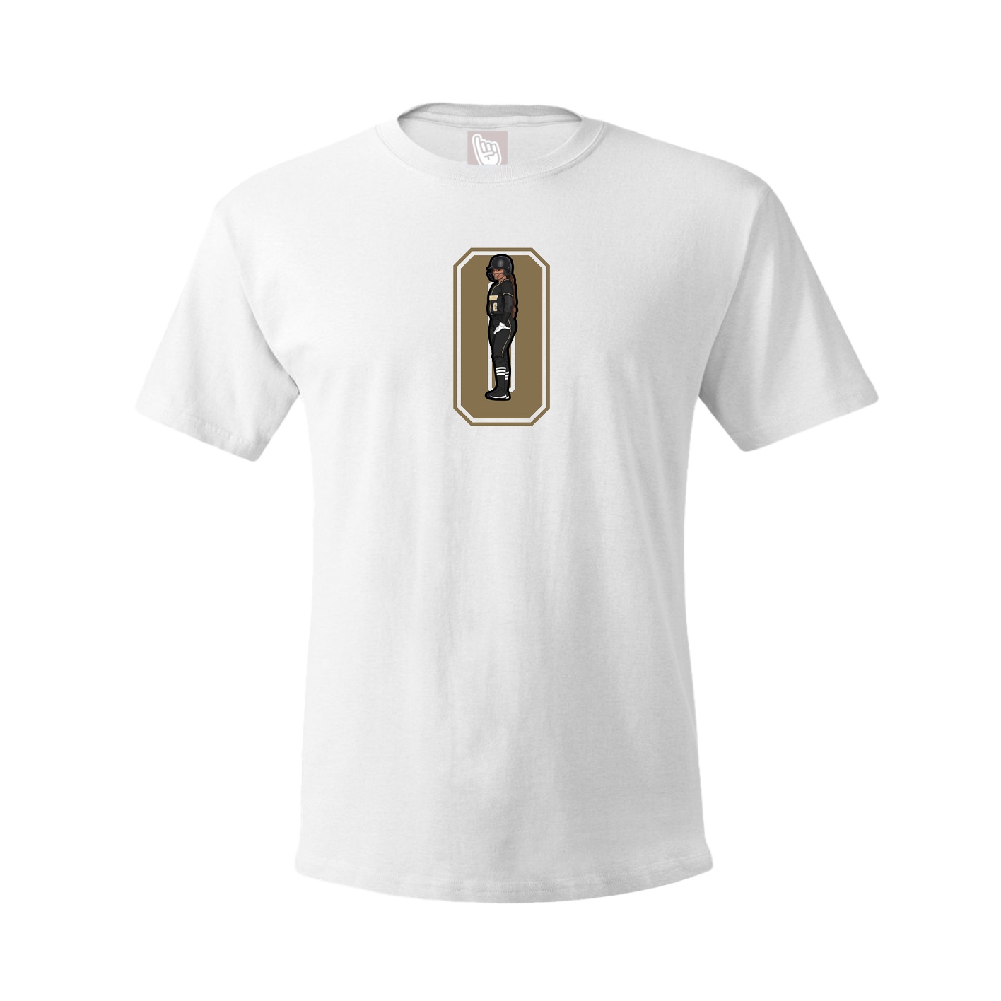 Tee — Number in White