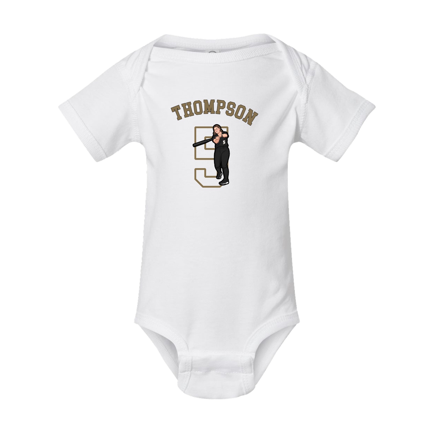Baby Onesie — Shirsey Arch in White