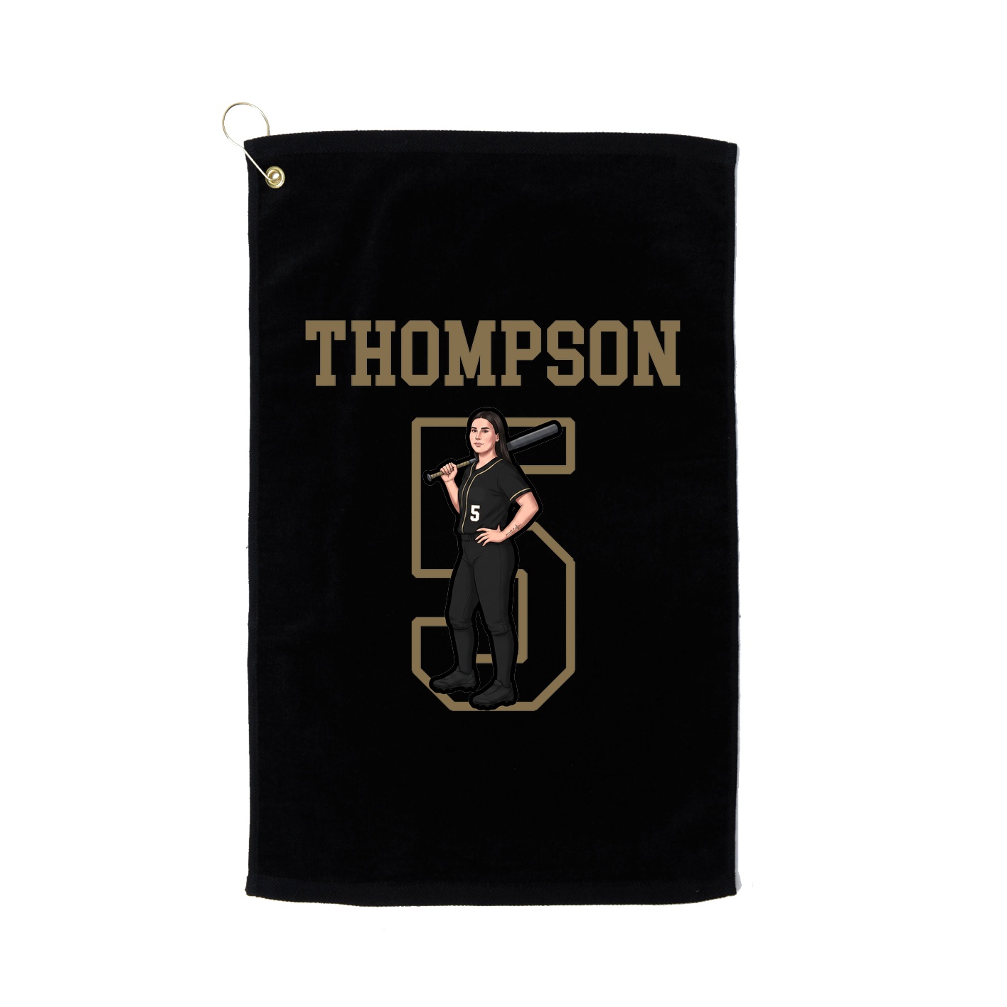 Golf Towel — Shirsey in Black