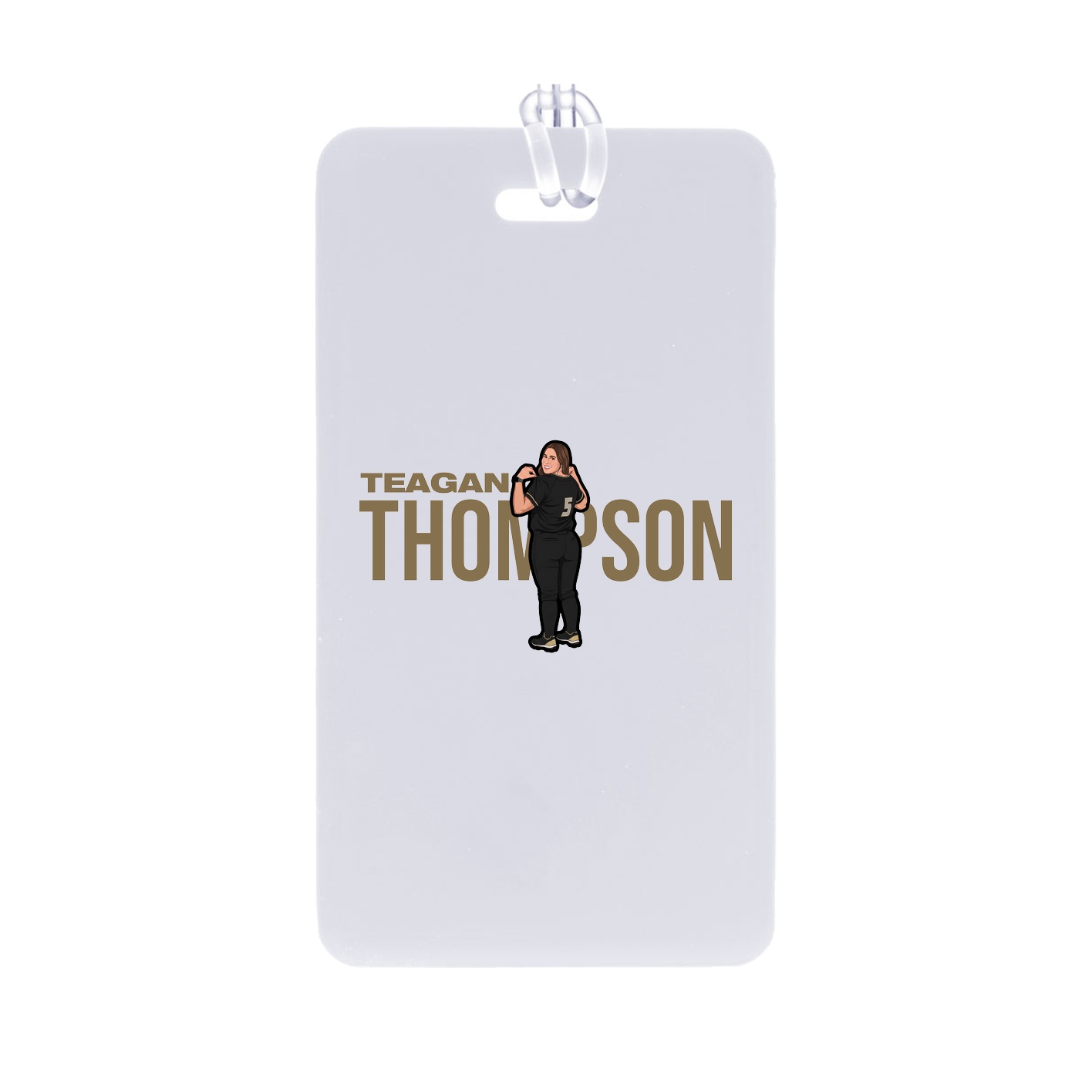 Bag Tag — Player Name in Classic