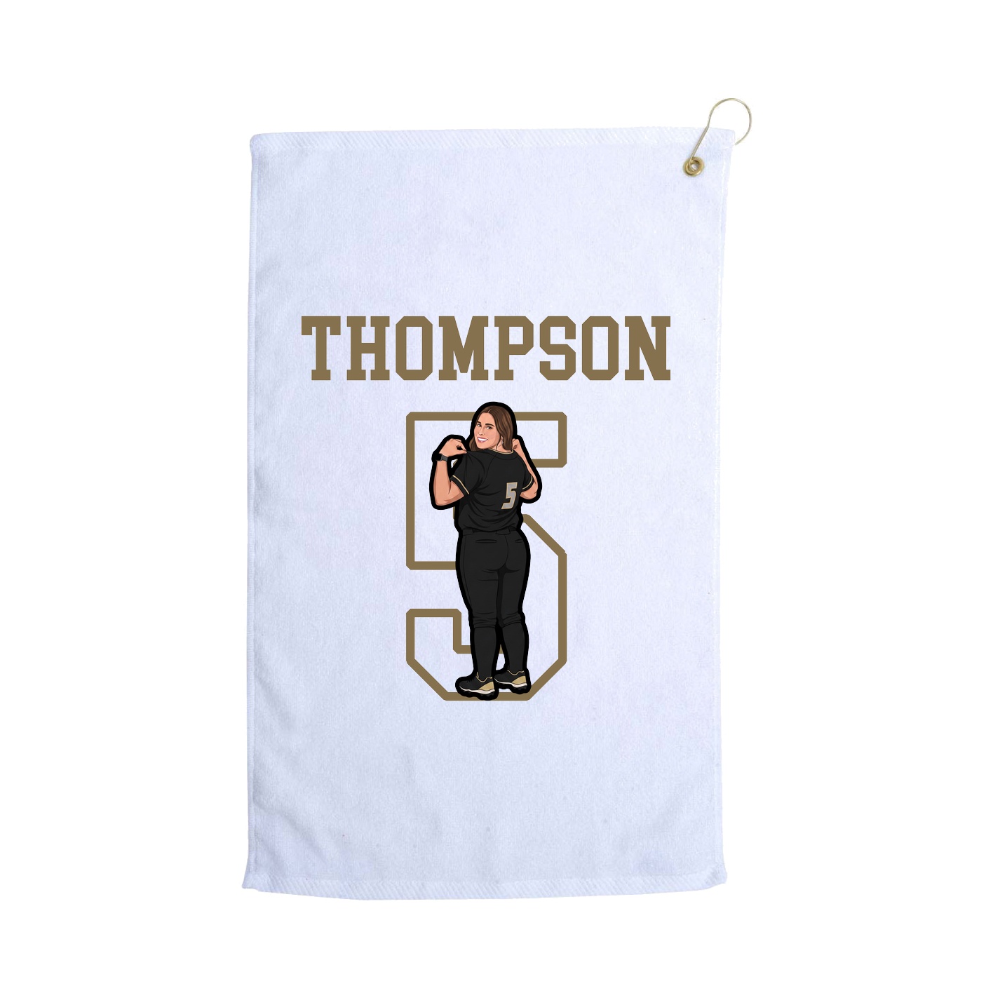Golf Towel — Shirsey in White