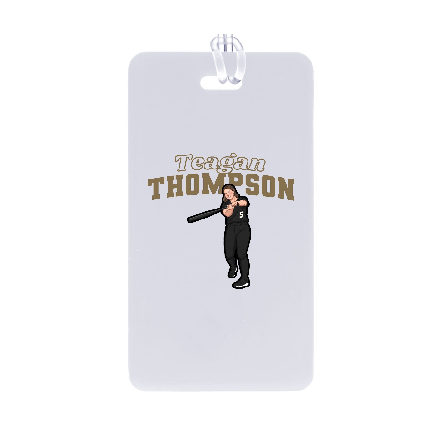 Bag Tag — Name Arch in Classic