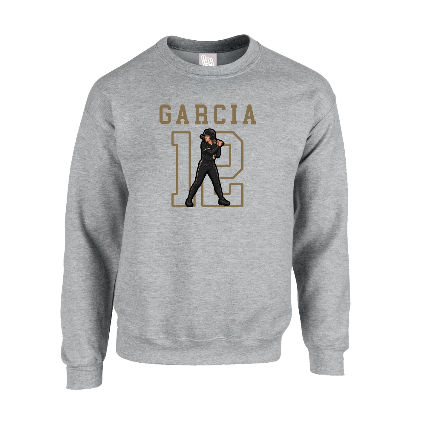 Fleece Crew — Shirsey in Grey