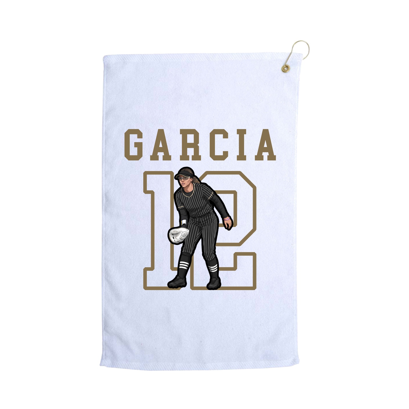 Golf Towel — Shirsey in White