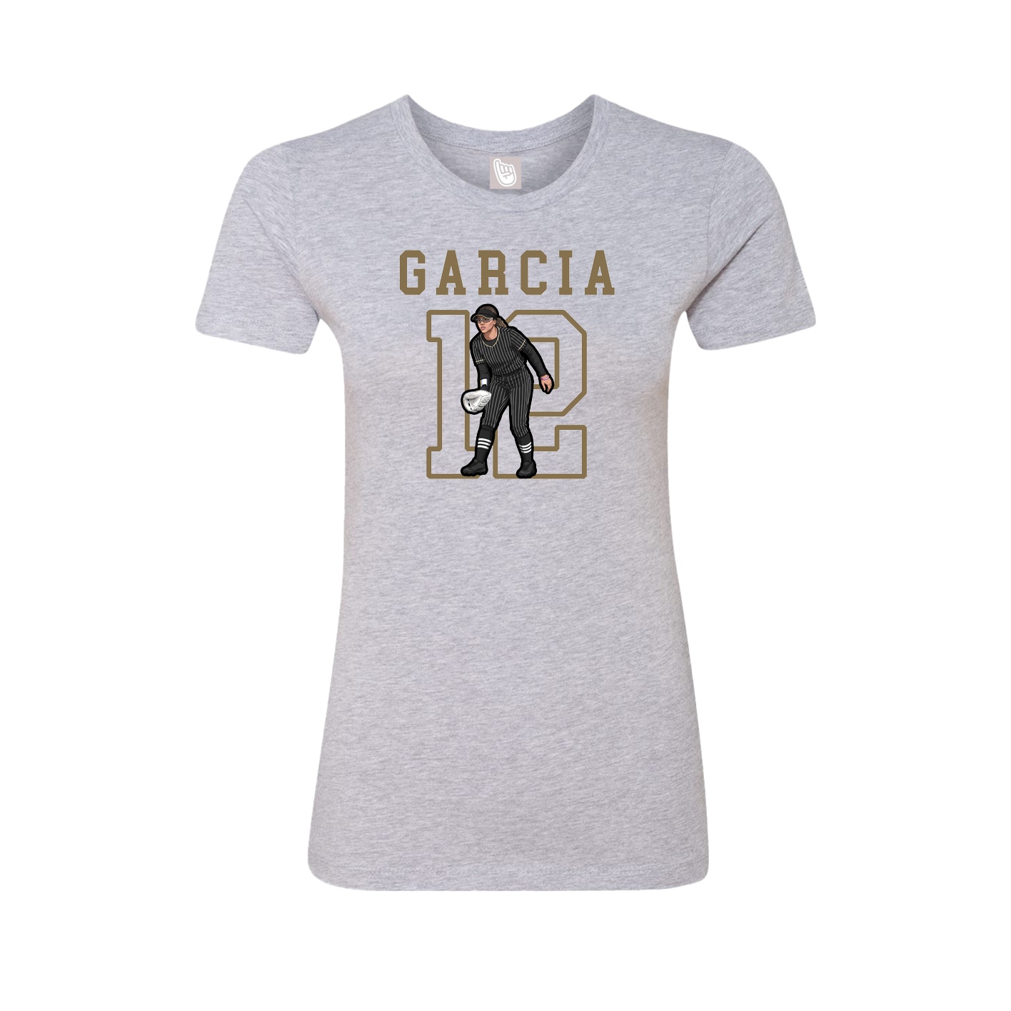 Fitted Women's Tee — Shirsey in Grey