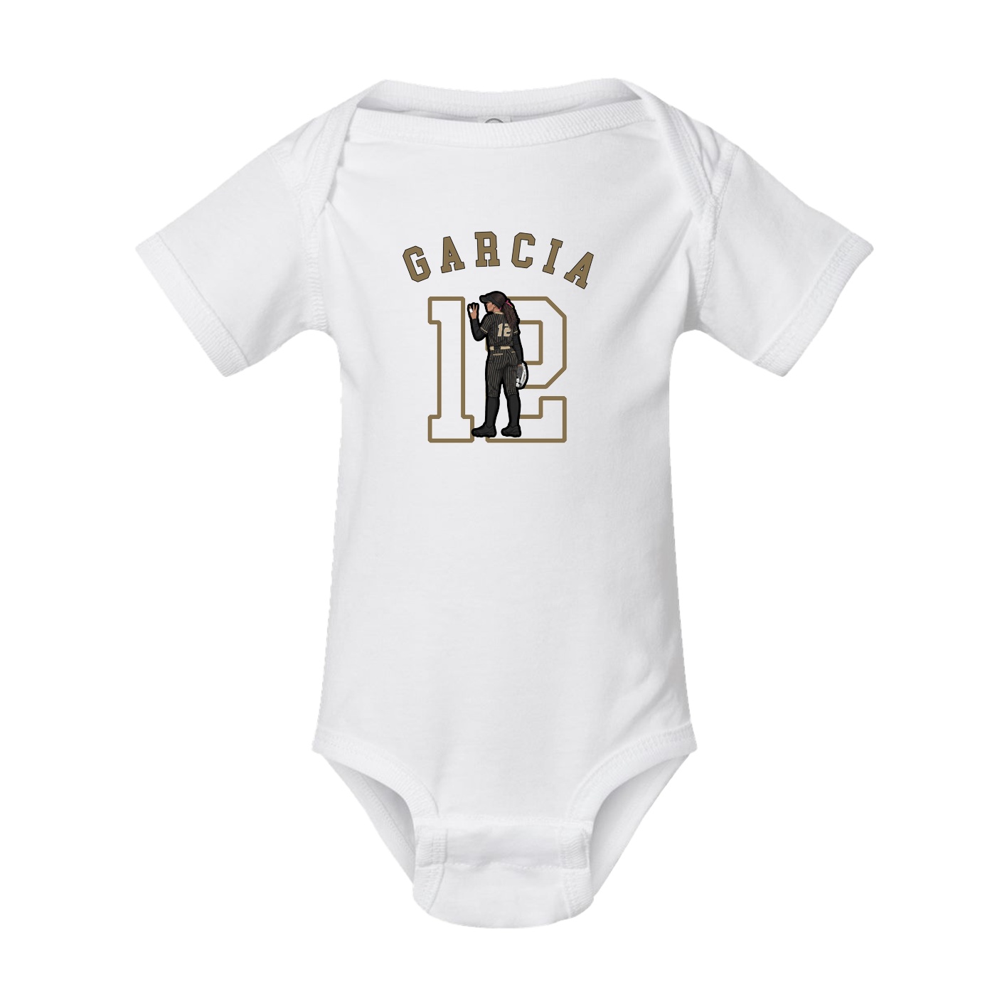 Baby Onesie — Shirsey Arch in White
