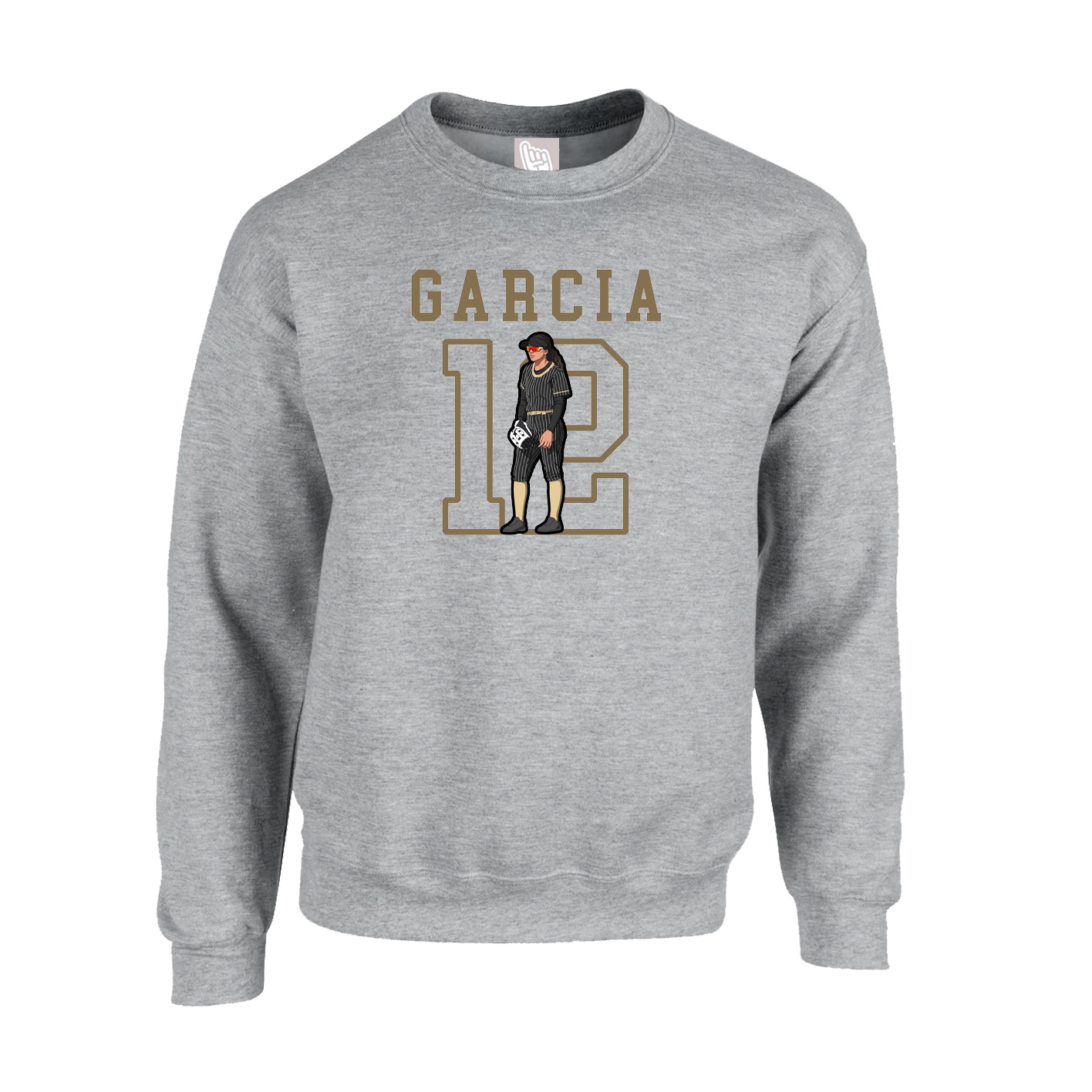 Fleece Crew — Shirsey in Grey