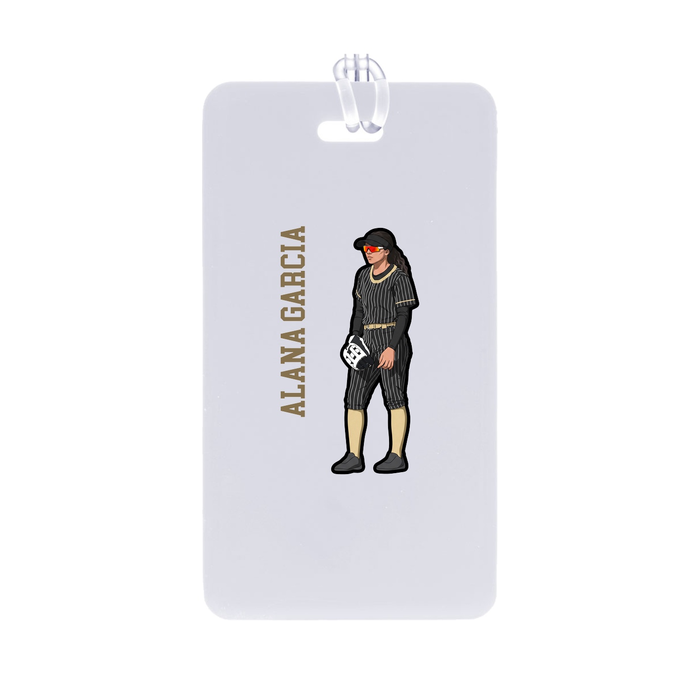 Bag Tag — Name Vertical in Classic