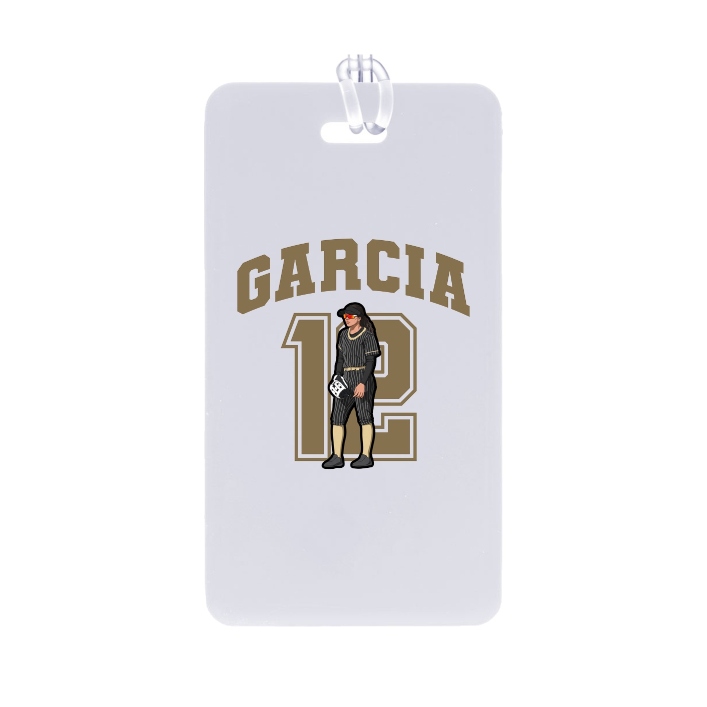 Bag Tag — Number in Classic