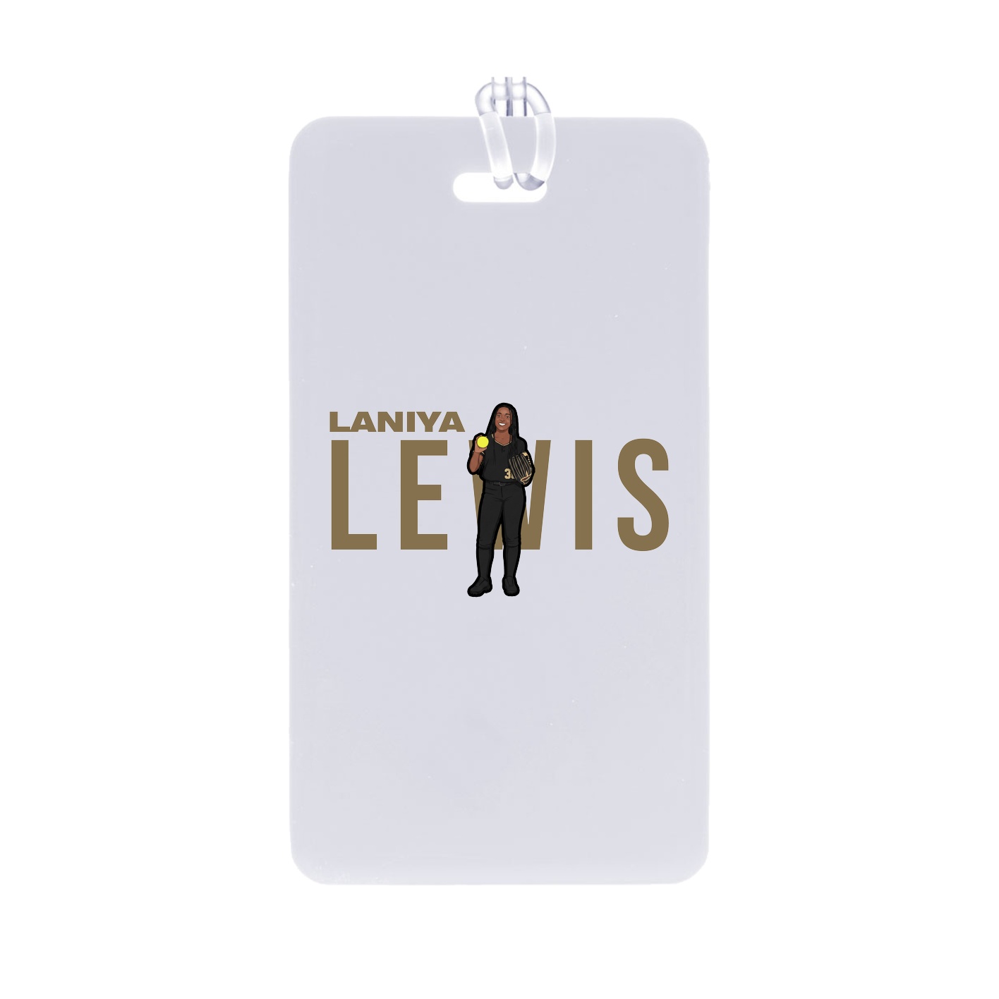 Bag Tag — Player Name in Classic