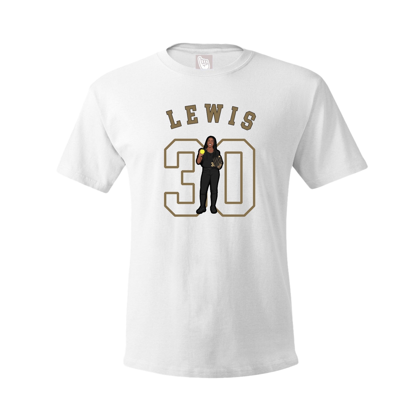 Youth Tee — Shirsey Arch in White