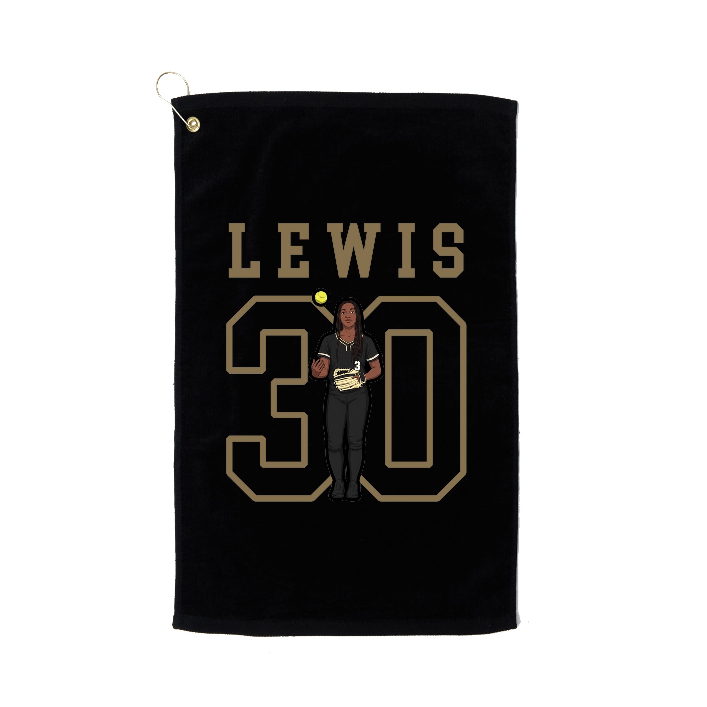 Golf Towel — Shirsey in Black