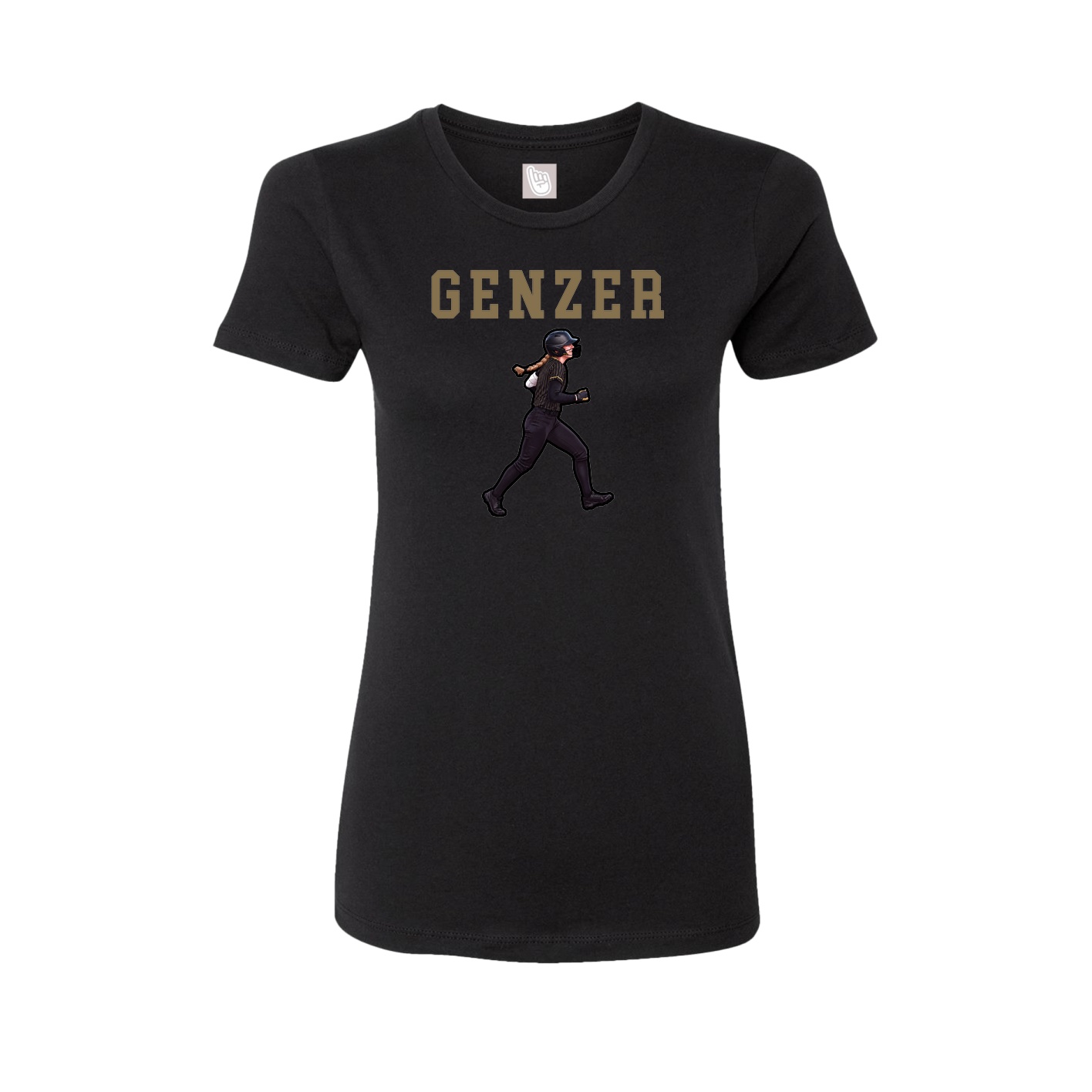 Fitted Women's Tee — Shirsey in Black