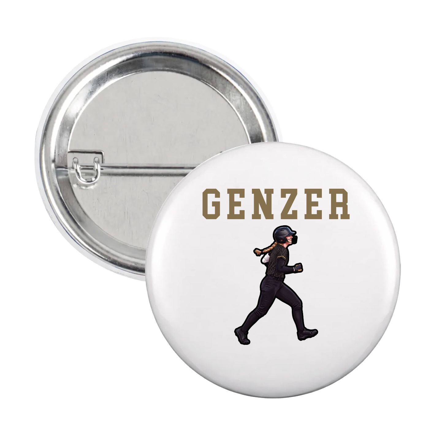 Game Day Button — Shirsey in White