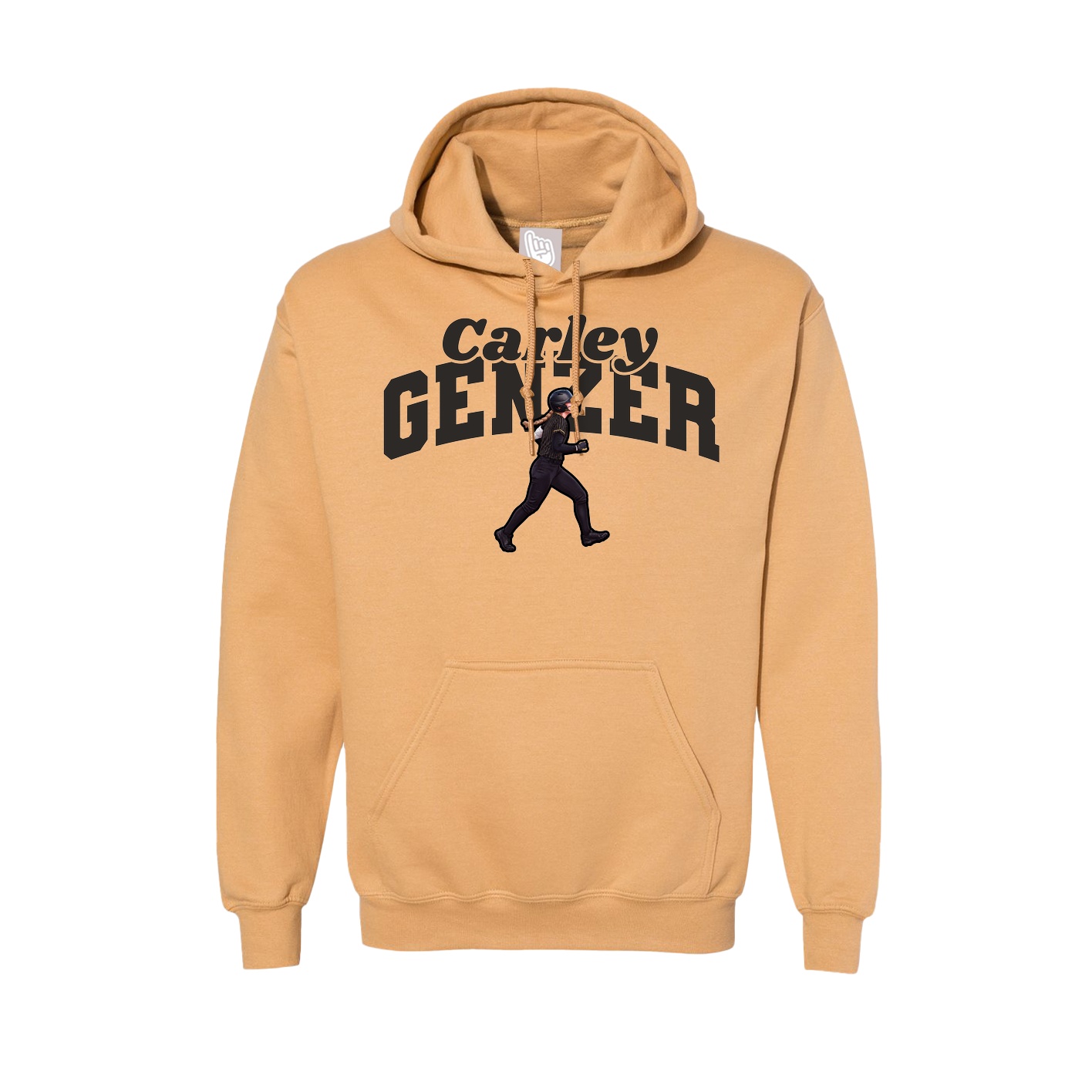 Hoodie — Signature Arch in Vegas Gold