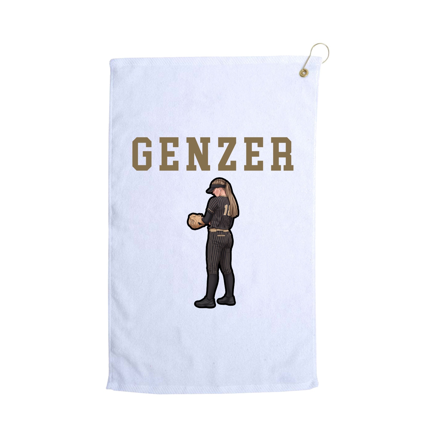 Golf Towel — Shirsey in White