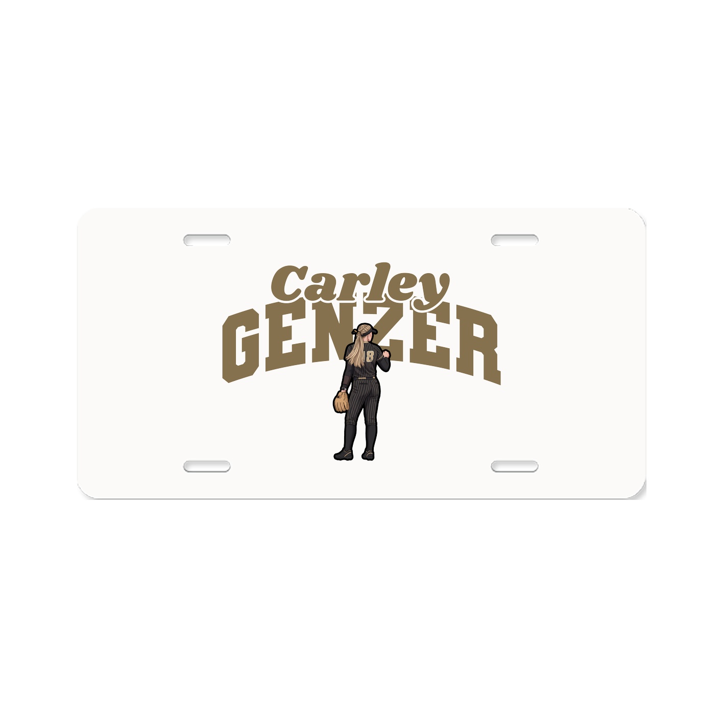 License Plate — Signature Arch in Classic