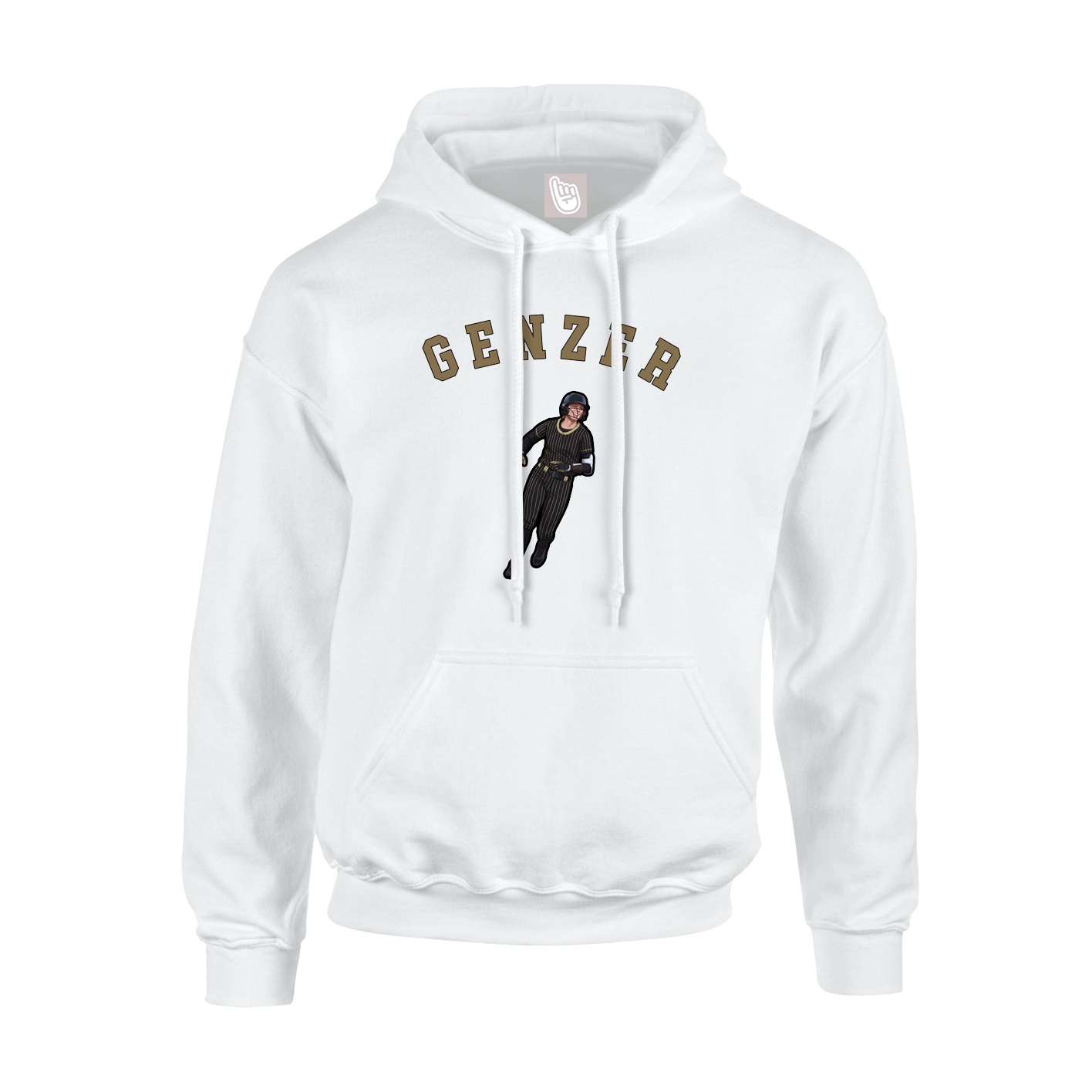 Hoodie — Shirsey Arch in White