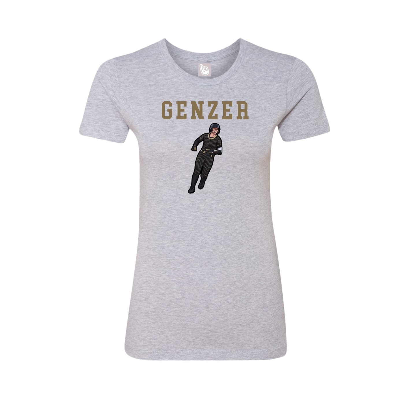 Fitted Women's Tee — Shirsey in Grey