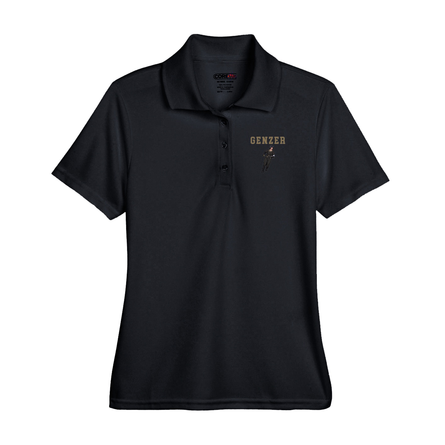 Performance Polo — Shirsey in Black