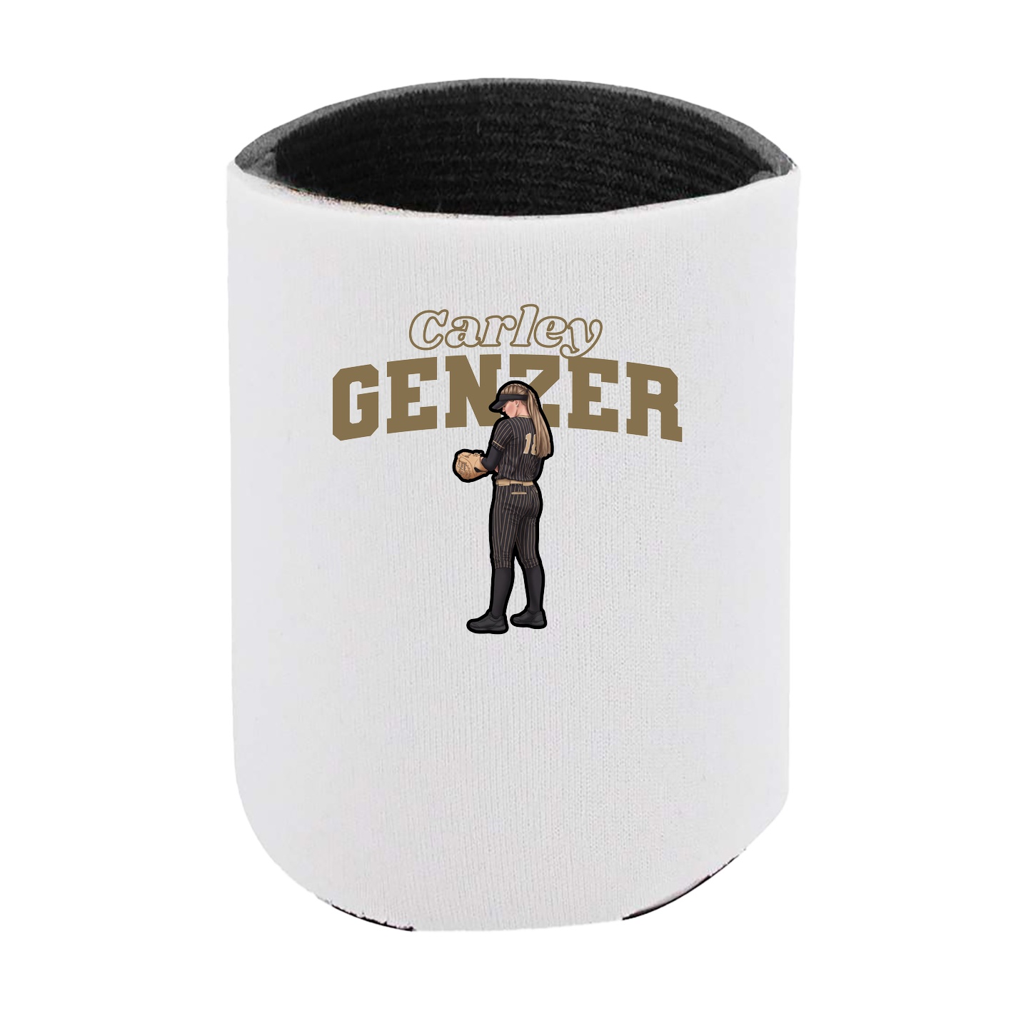 Can Holder — Name Arch in White