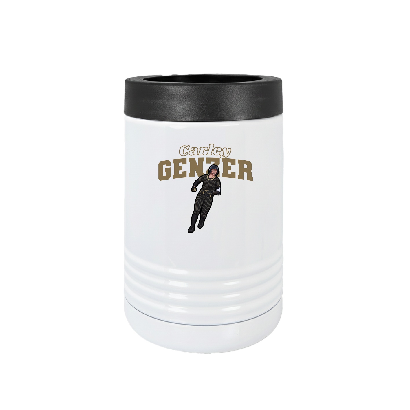 Beverage Holder — Name Arch in White
