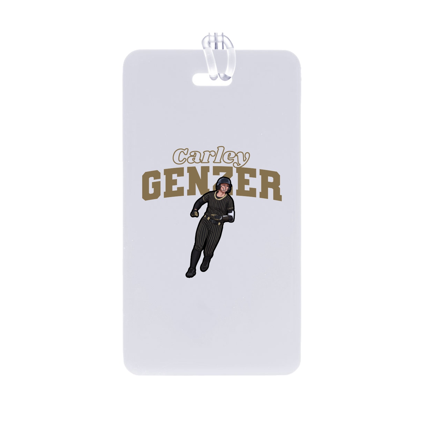 Bag Tag — Name Arch in Classic