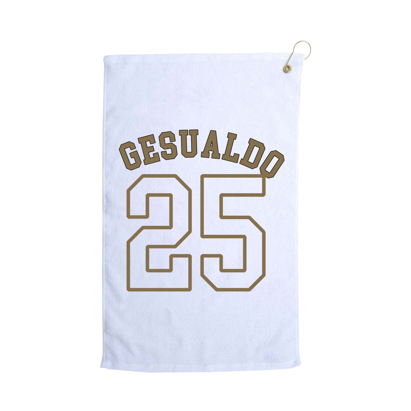 Golf Towel — Shirsey Arch in White