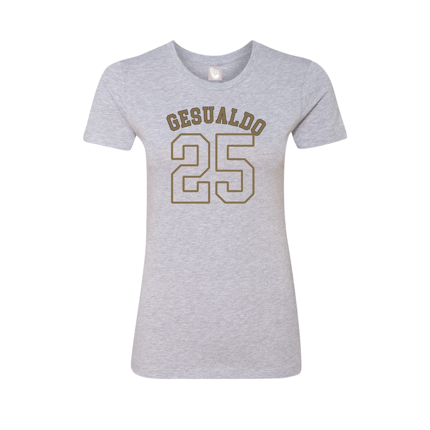 Fitted Women's Tee — Shirsey Arch in Grey