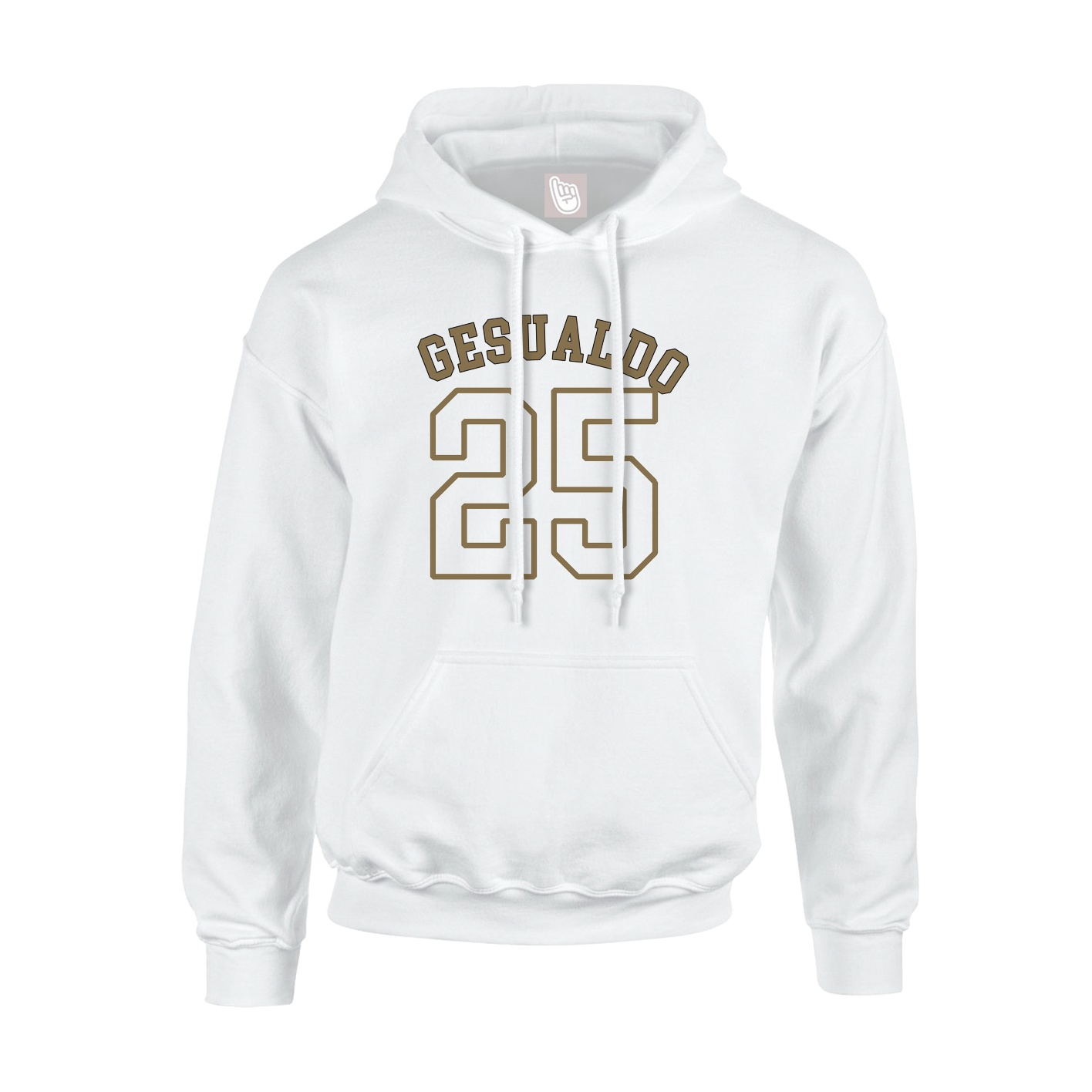 Youth Hoodie — Shirsey Arch in White