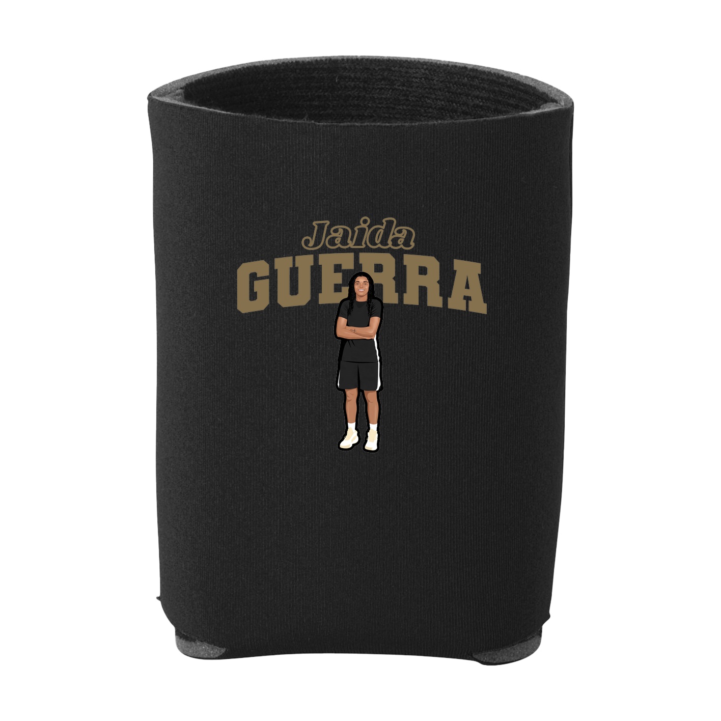 Can Holder — Name Arch in Black
