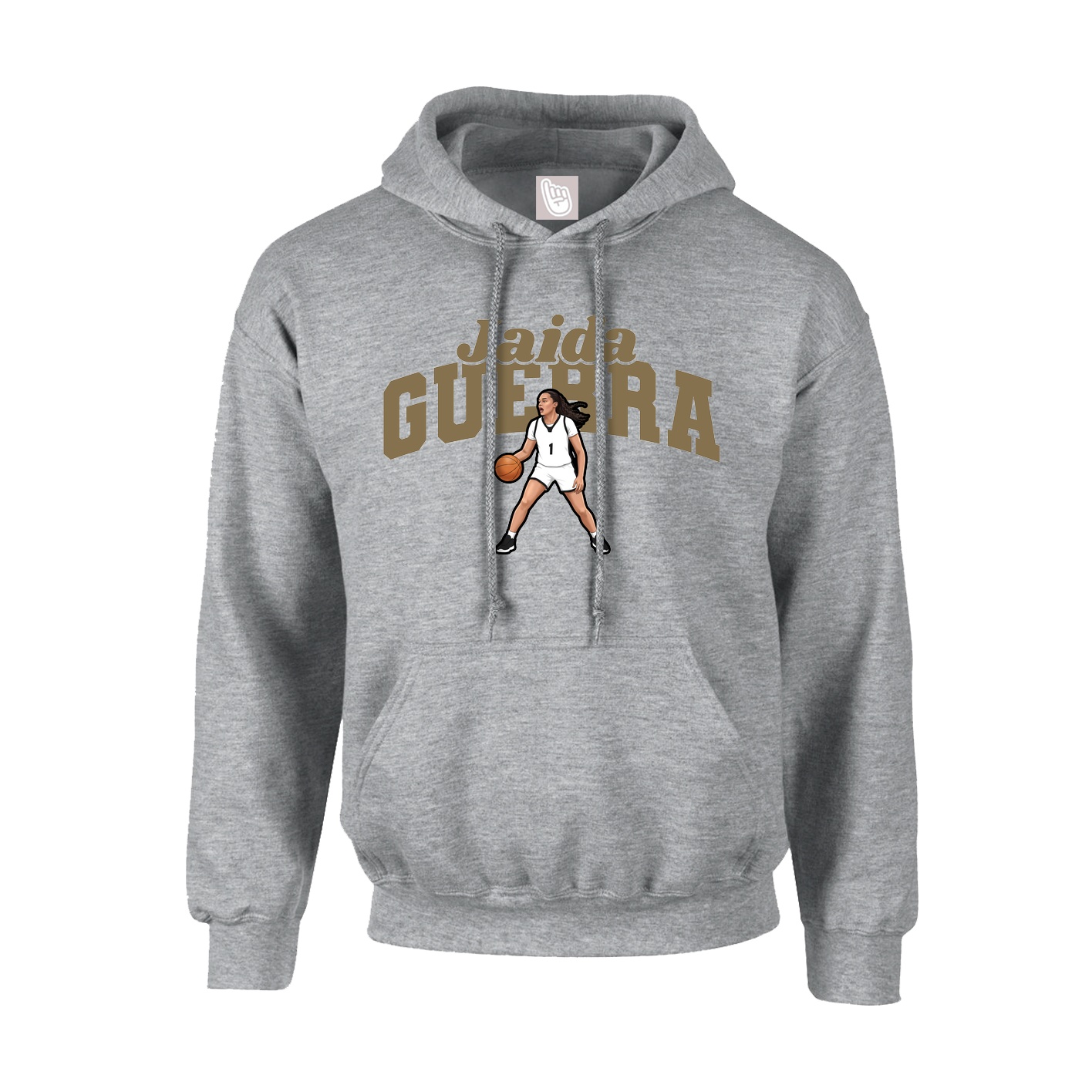 Hoodie — Signature Arch in Grey
