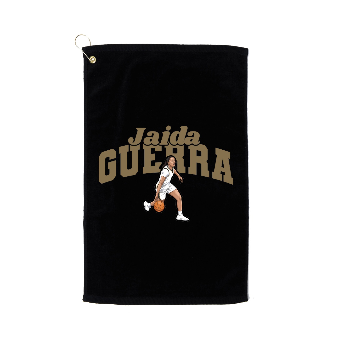 Golf Towel — Signature Arch in Black