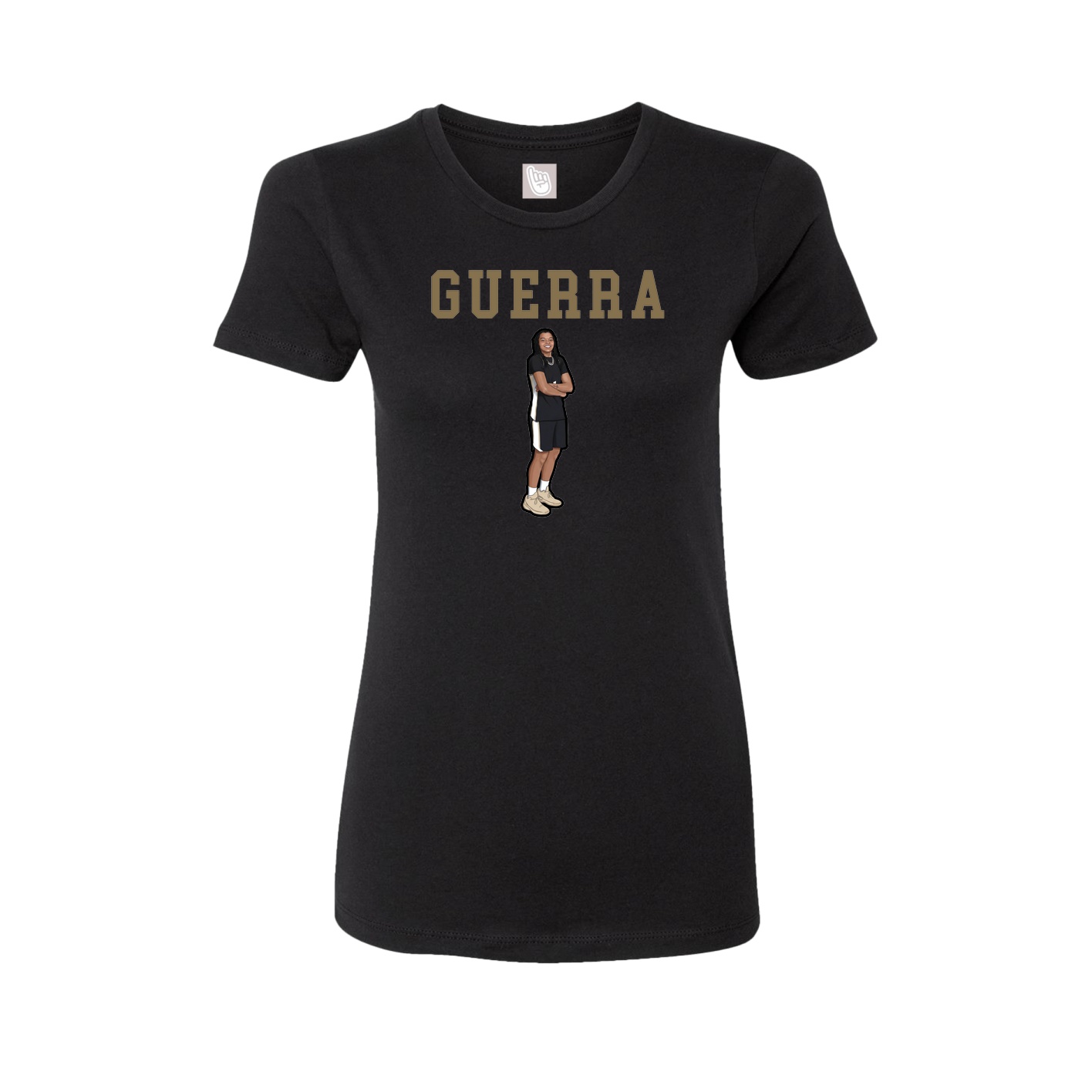 Fitted Women's Tee — Shirsey in Black