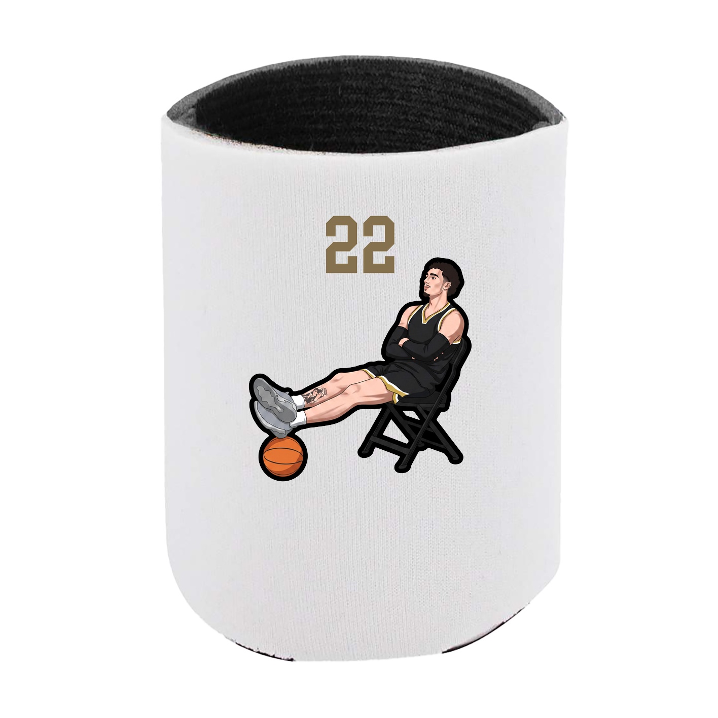 Can Holder — Number Top in White