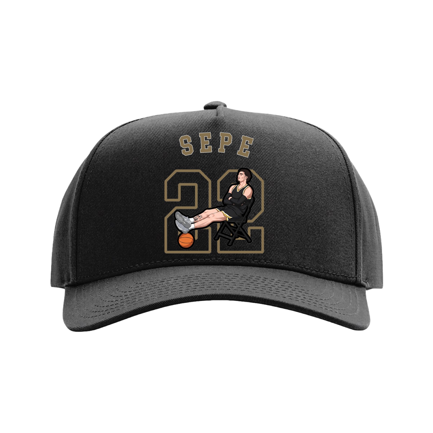 Full Fabric Five-Panel Champ Cap