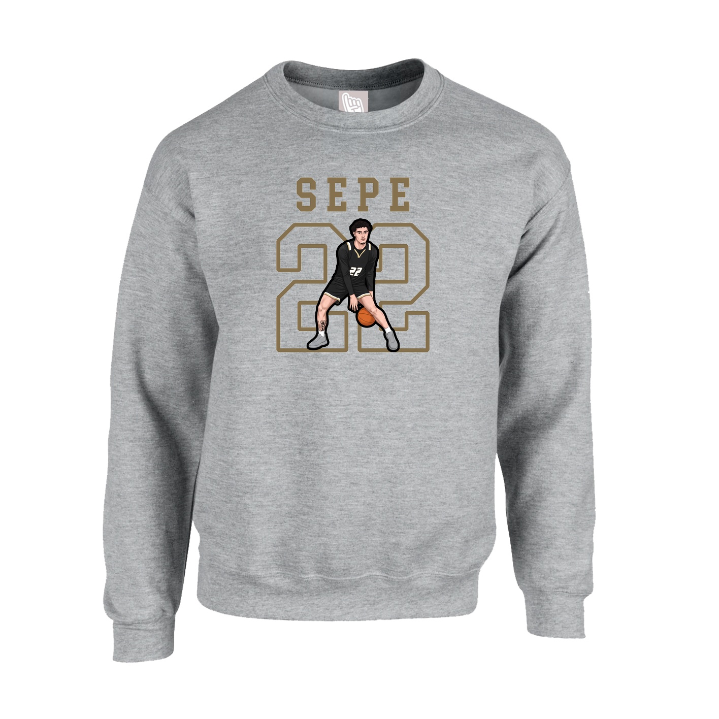 Fleece Crew — Shirsey in Grey