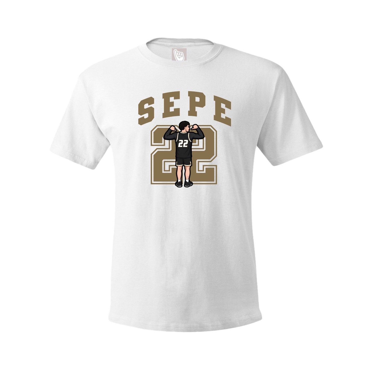 Tee — Number in White