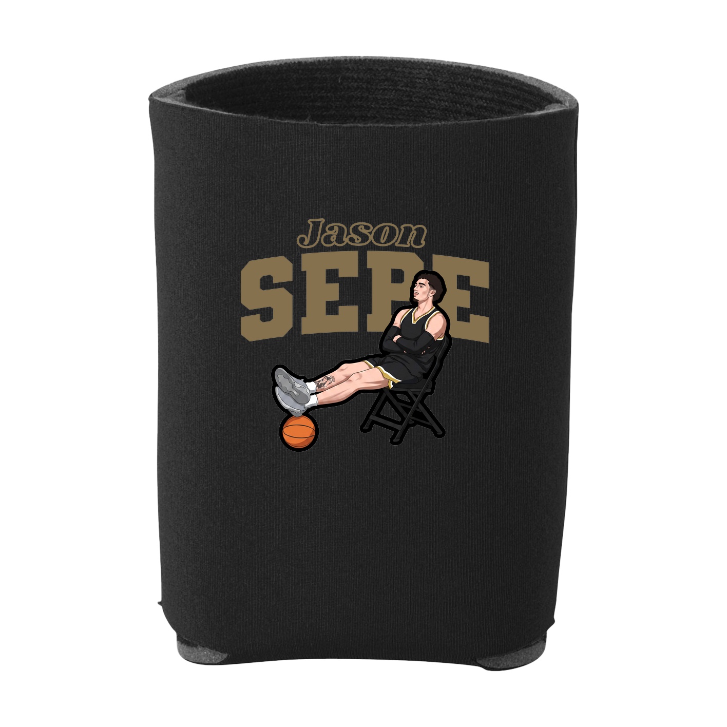 Can Holder — Name Arch in Black