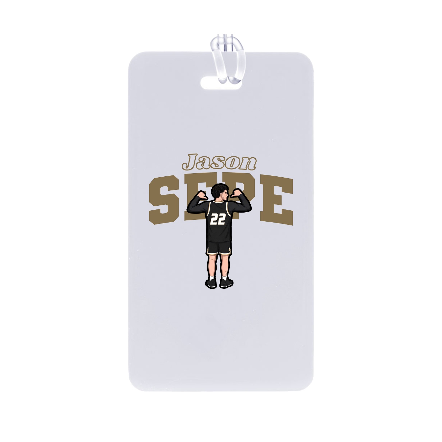 Bag Tag — Name Arch in Classic