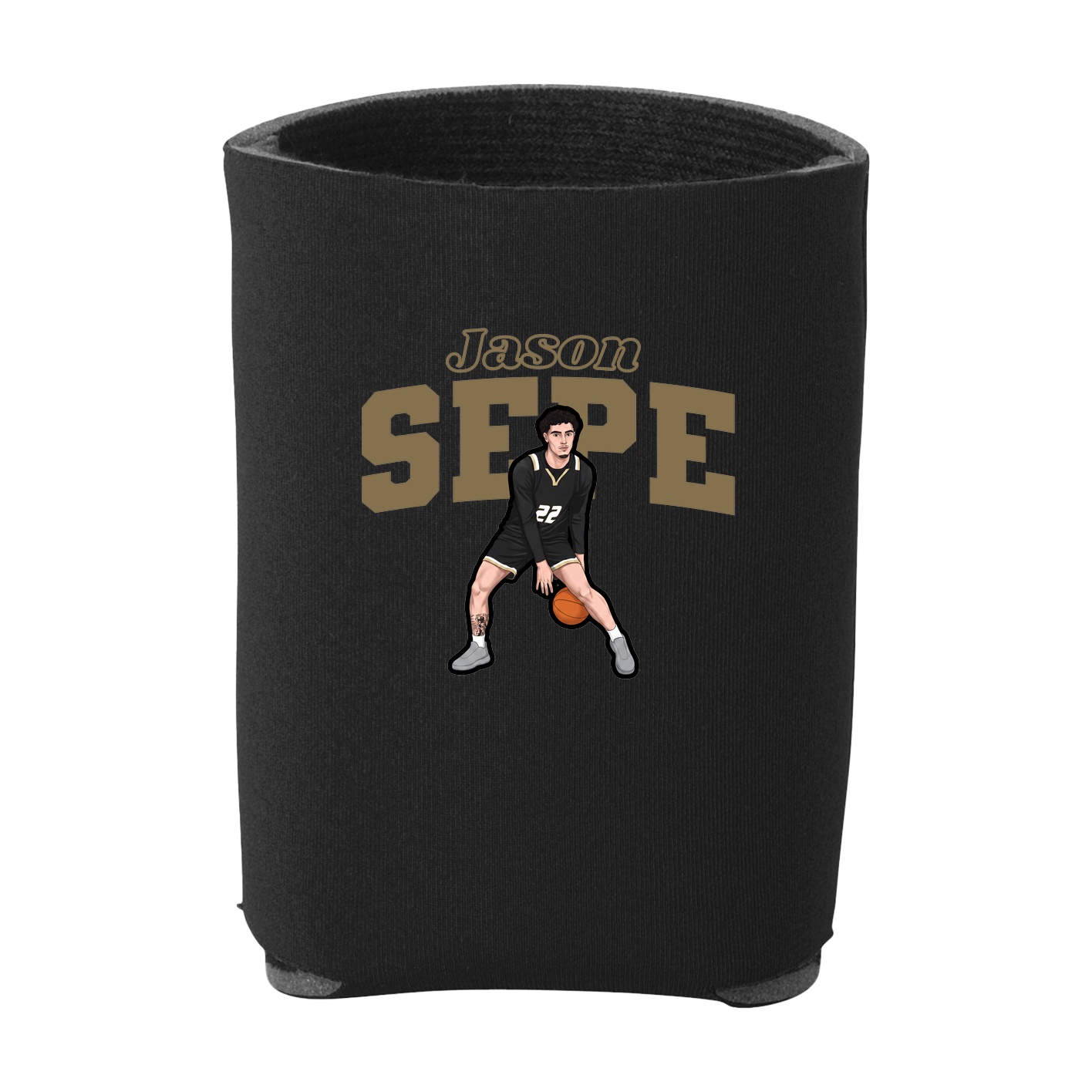 Can Holder — Name Arch in Black