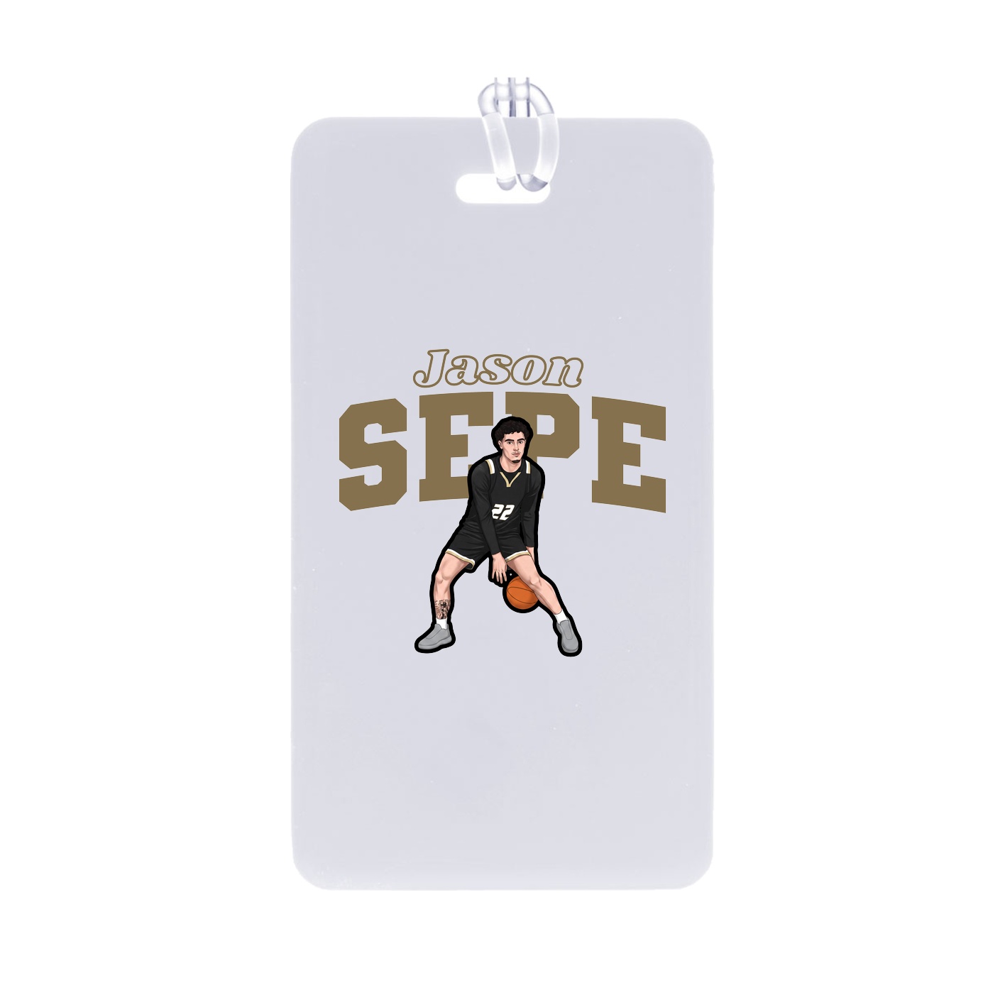 Bag Tag — Name Arch in Classic