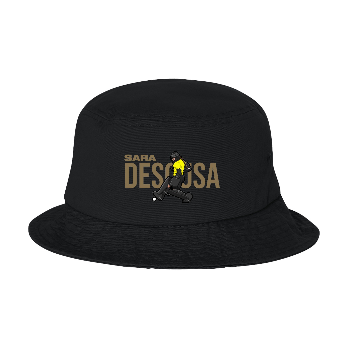 Bucket Cap — Player Name in Black