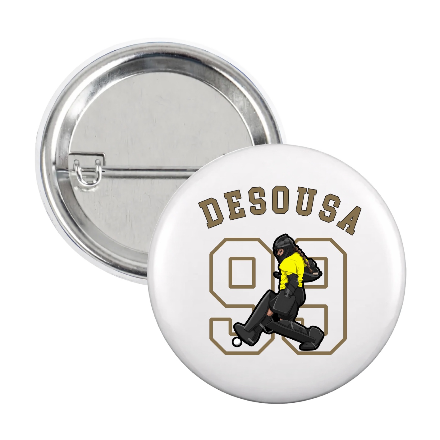 Game Day Button — Shirsey Arch in White