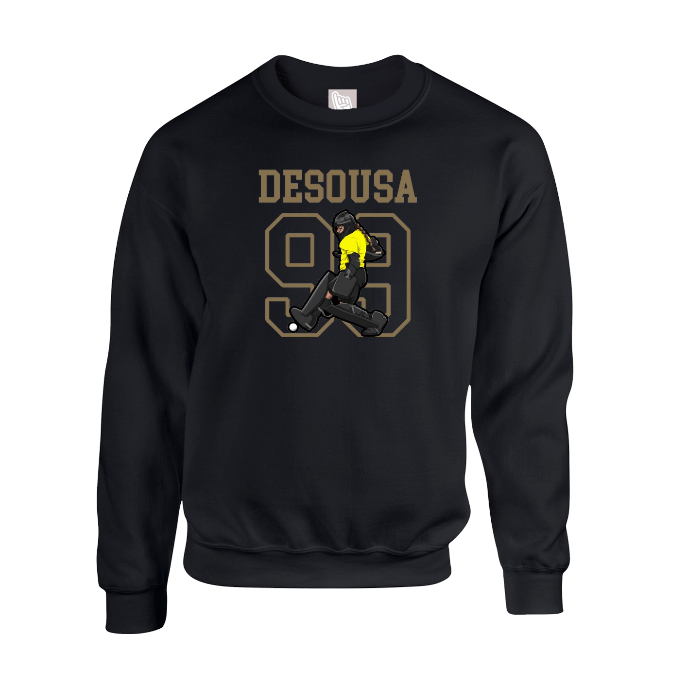 Fleece Crew — Shirsey in Black